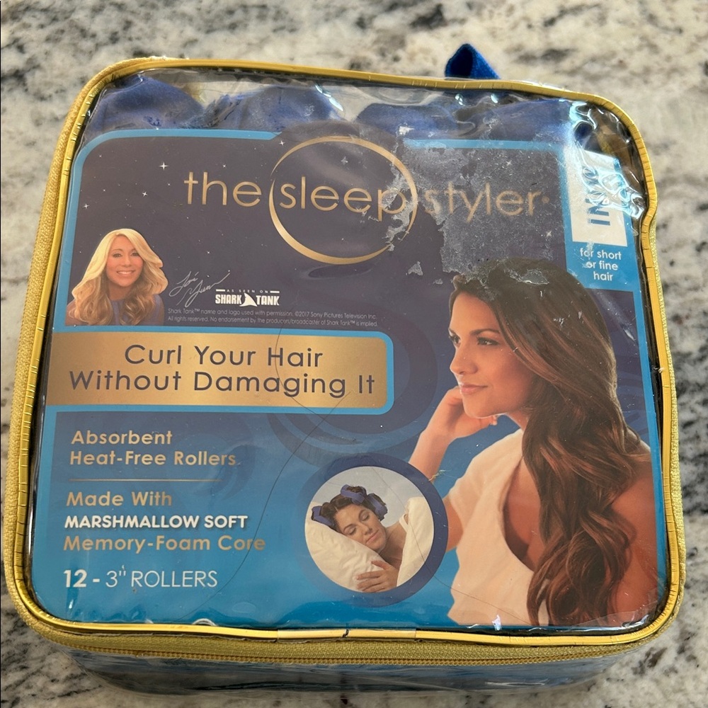 Blue Hair Rollers